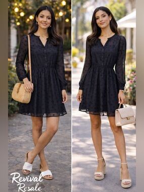 H&M | Dresses | Hm Brown Ruched Button Up Dress | Poshmark